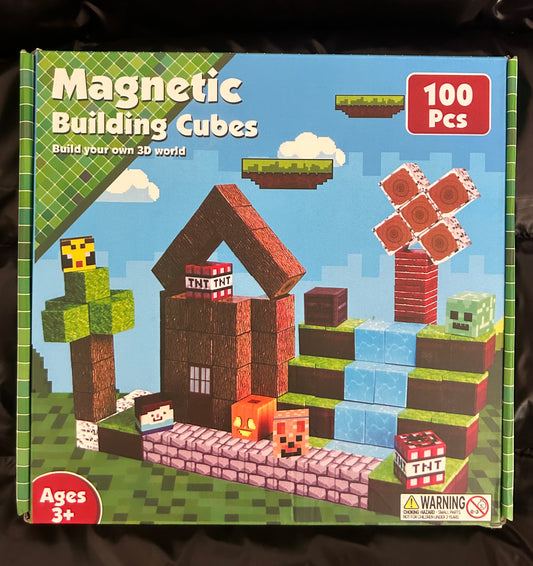 Cubos De Construccion Magnéticos | 100 piezas 